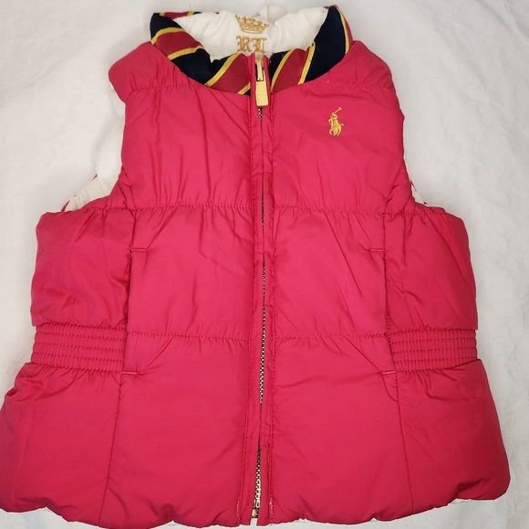 12M Ralph Lauren Reversible Down Puffer Vest - Picture 2 of 15